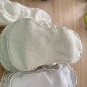 Like new 8 GroVia no prep inserts and 6 boosters